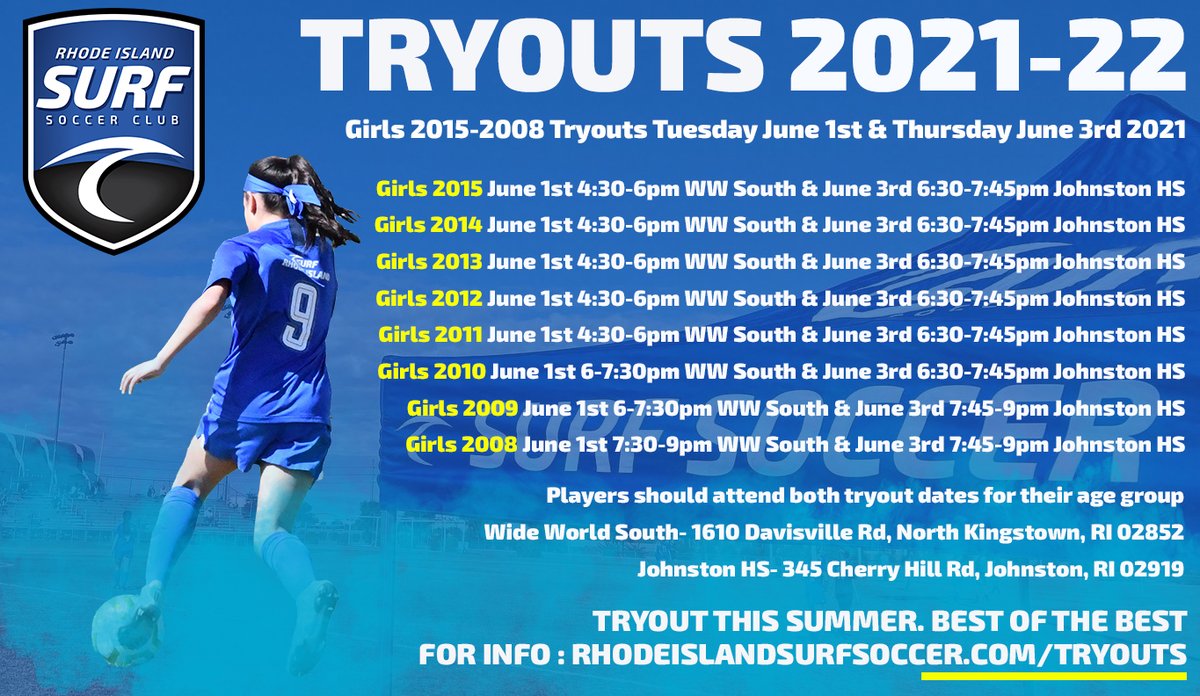 surf soccer club tryouts