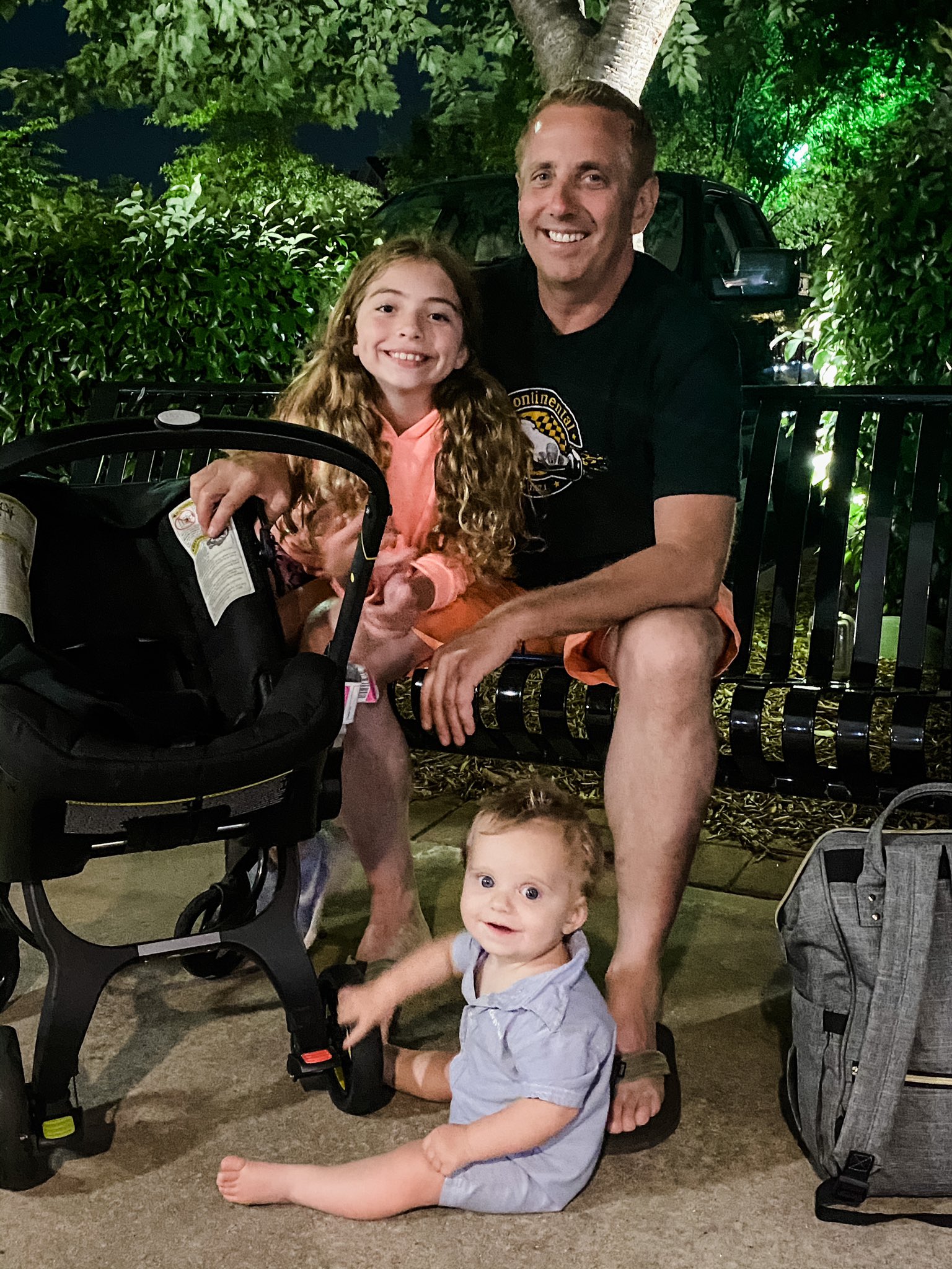 Greg Biffle on X: Family time with Emma and Ryder! Ran into my