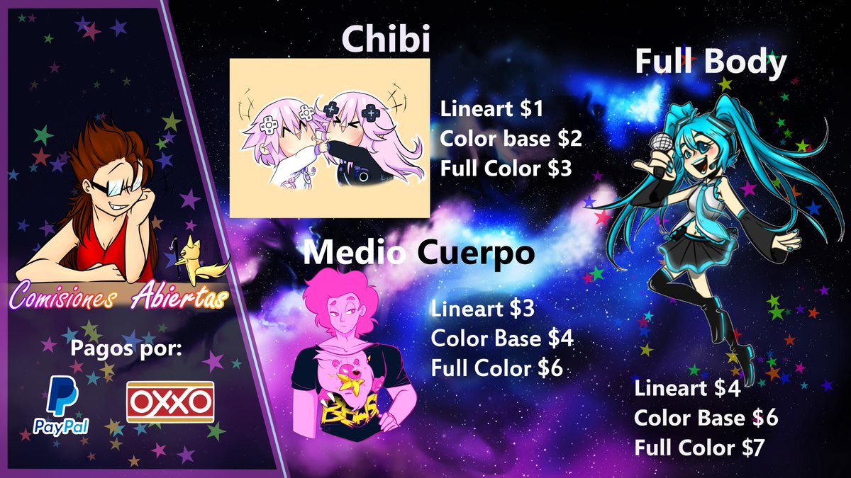 NagaryROL's tweet photo. #ComisionesAbiertas tomare unas cuantas para comenzar, manden inbox ^^)/ https://t.co/xx3yVHwuzT