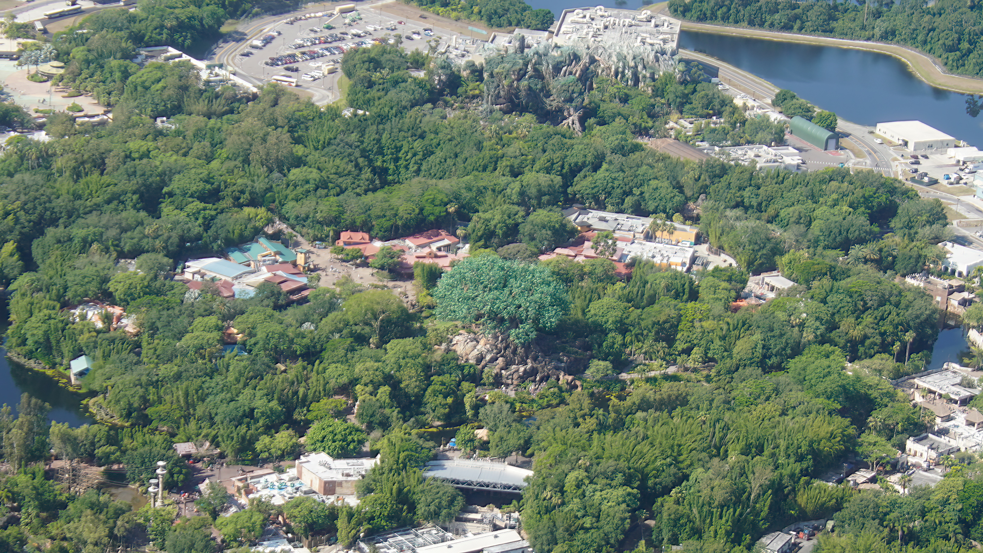 bioreconstruct on Twitter: "Aerial view of Discovery Island and Tree of  Life in Disney's Animal Kingdom. https://t.co/92PWS7bGud" / Twitter
