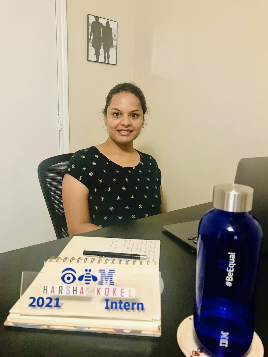 harsha_kokel's tweet photo. Extremely excited and a little anxious this summer. #ibmintern https://t.co/C2UWkLTQeG