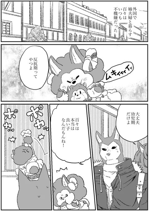 #オリジナル #獣人 #立派な百々ちゃん その16 