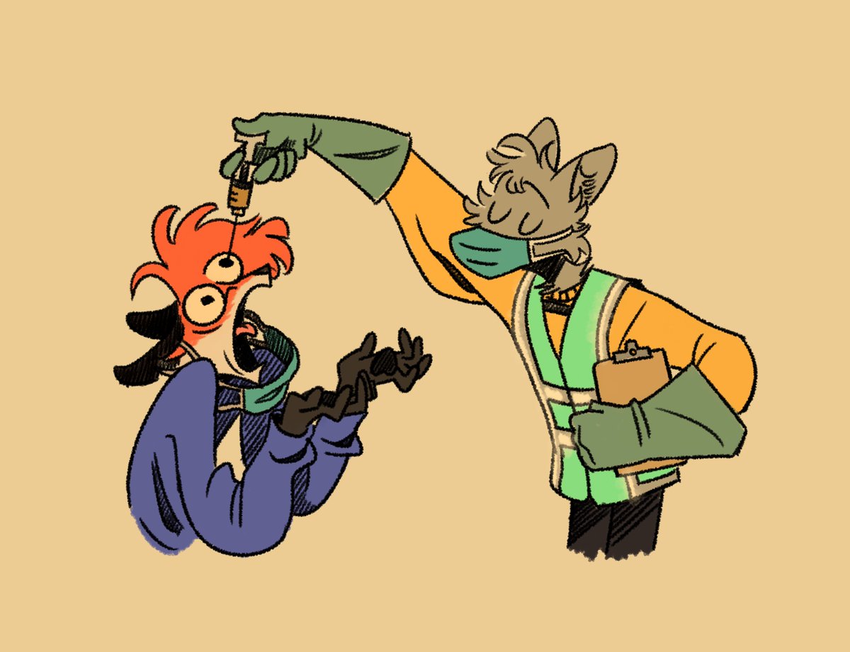 zenniefox's tweet image. just got vaccinated!! :))