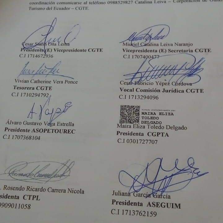 Corporación De Guías de Turismo del Ecuador tweet media