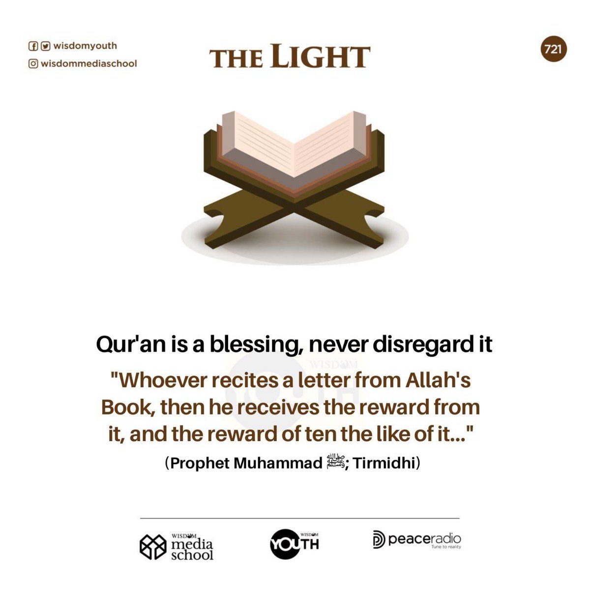 WisdomYouthORG's tweet photo. Quran is a blessing, never disregard it

#Quran #islam https://t.co/dtWZzDGlFN
