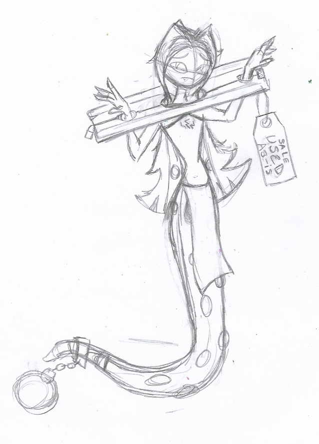 deadlegato's tweet photo. Wanted to do a sketch loosely based on @RemValter 's Missing Heart fic. Save him, Nissy! #SirPentious #HazbinHotel (Will try to find time to ink/color later) https://t.co/QlEG3o4wSX