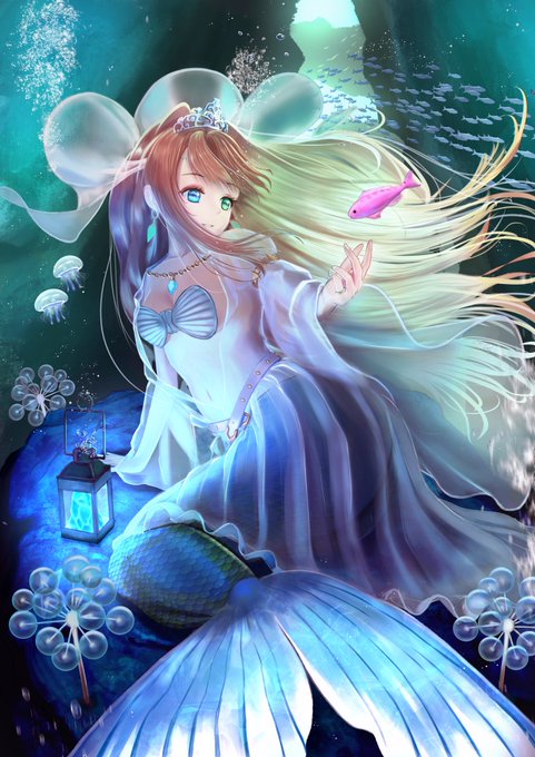 人魚のtwitterイラスト検索結果