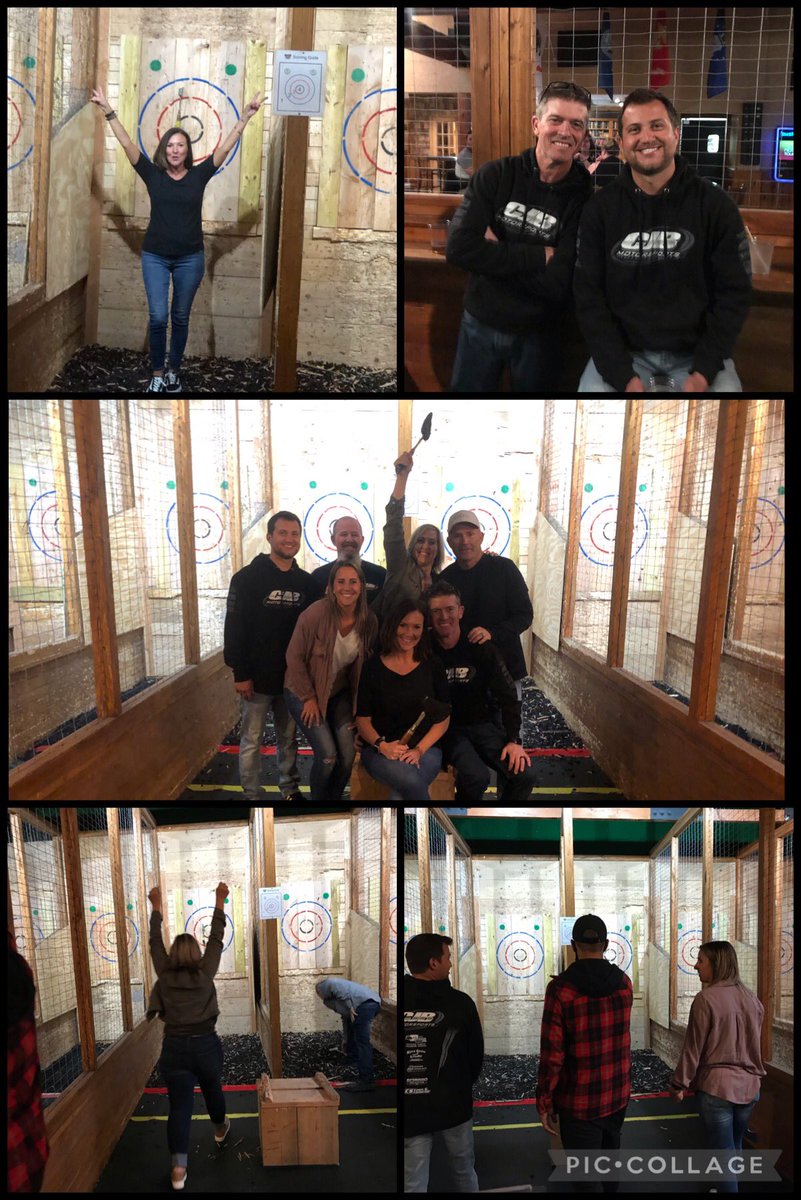 JanMcMahan's tweet photo. I sucked at Axe throwing but mama Rhey carried the girls the  to the W! So much fun!! https://t.co/Tl4bL34A4i