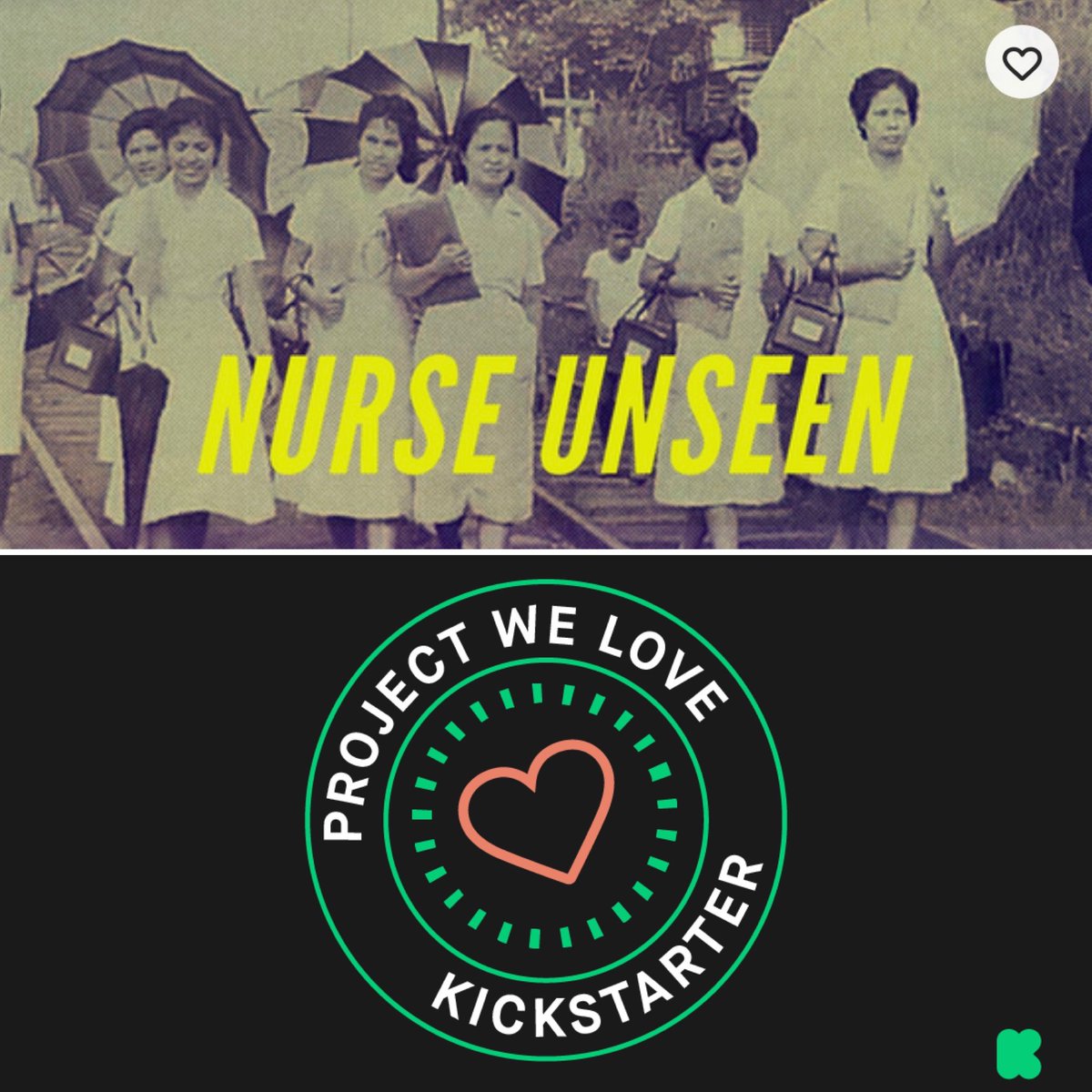 What an honor! <a href="/nurseunseendoc/">Nurse Unseen Doc</a> has been selected as a #ProjectWeLove by <a href="/Kickstarter/">Kickstarter</a>! 🎉. Only 8 DAYS LEFT to reach our $50,000 ALL-OR-NOTHING goal. ⏰ Please pledge, like and share our campaign! kickstarter.com/projects/nurse…