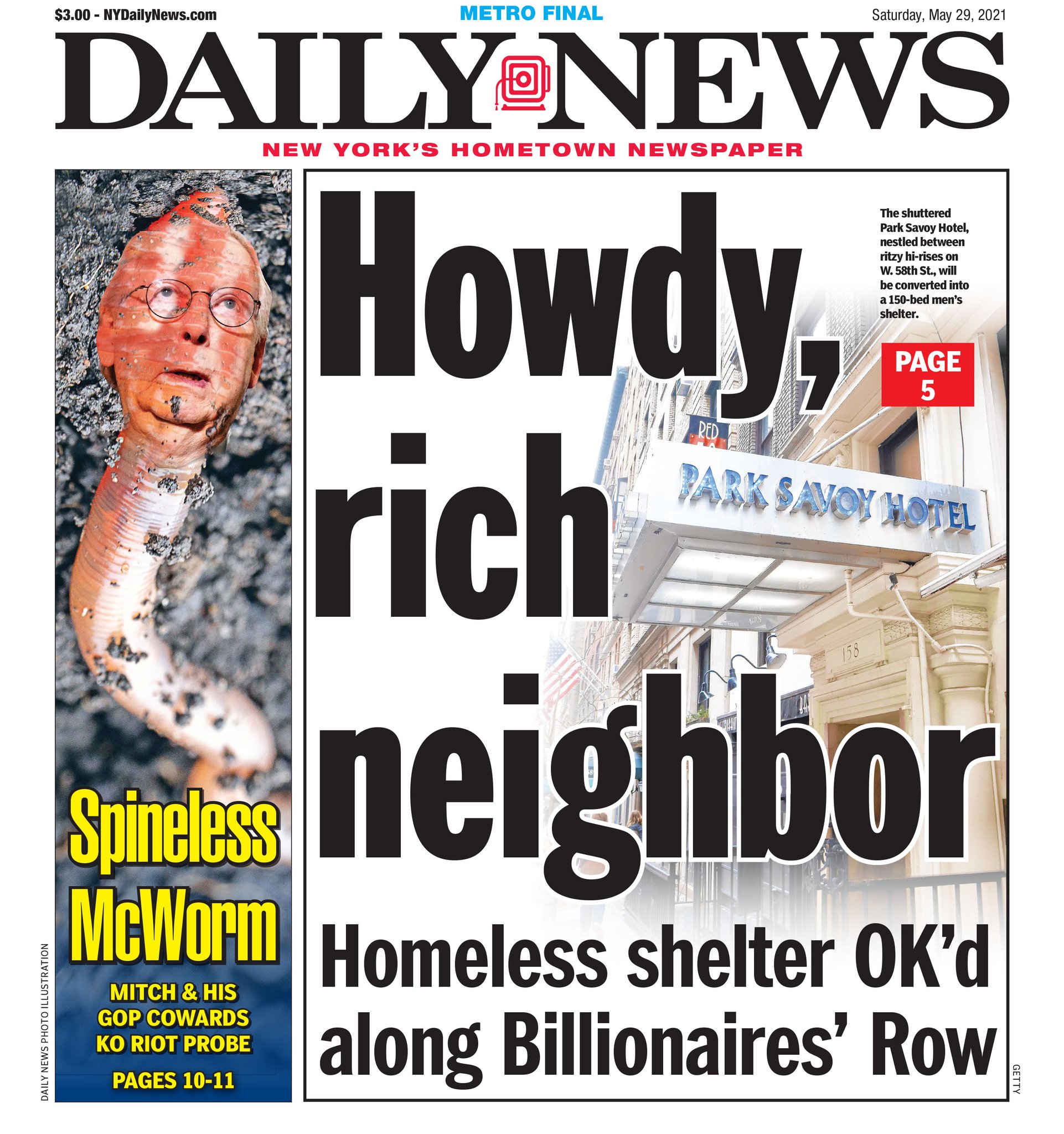 New York Daily News Howdy Rich Neighbor Homeless Shelter Ok D Along Billionaires Row T Co Jfxwzzryfa Spineless Mcworm Mitch His Gop Cowards Ko Riot Probe T Co Ajbdpqzs3l T Co 0wyarak2xq New York Daily News Howdy Rich Neighbor Homeless Shelter Ok D Along Billionaires Row T Co Jfxwzzryfa Spineless Mcworm Mitch His Gop Cowards Ko Riot Probe T Co Ajbdpqzs3l T Co 0wyarak2xq