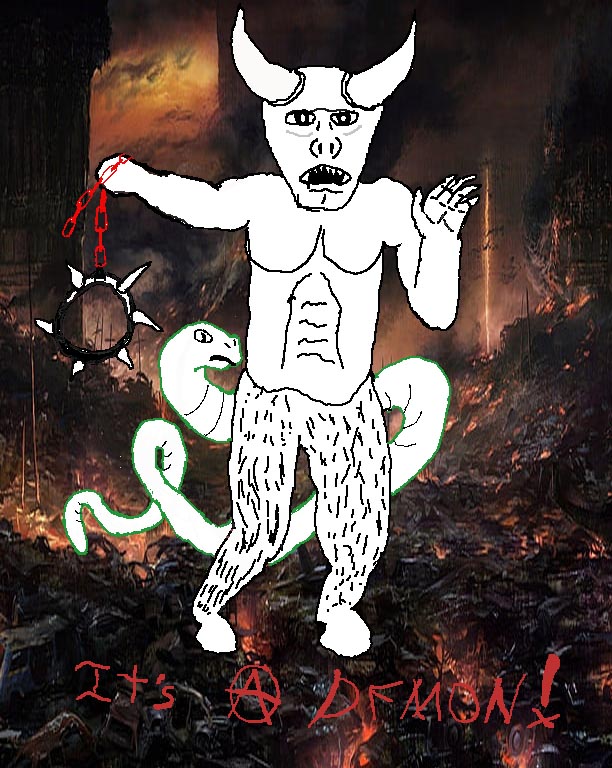 CLBedell_'s tweet photo. @mayotl Here it is.. background not my work. The rest, sadly, is my own attempt to draw a legit, scary demon... with a dog collar and a random snake (?) π
πThis is why I write! #drawthiswritersedition #itsademon https://t.co/IlvkYZWnaa