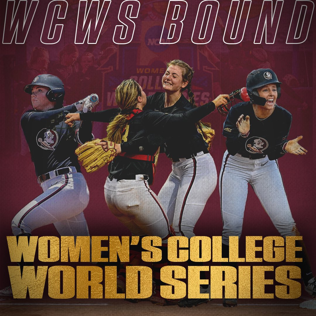 Florida State Softball 🥎 on Twitter "Our ticket is punched! See you in