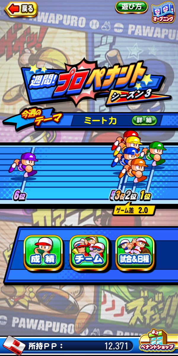 週間プロペナント