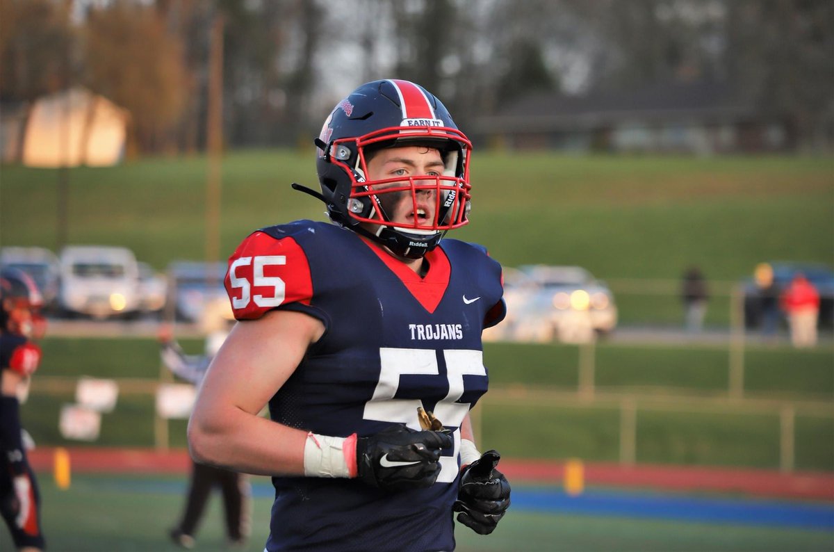 Congratulations to Calvin Ricker on being named to the 2021 Spring Football Class C South 1st Team Offensive Line! #TrojanTough #TeamSouthwestern #SWCS