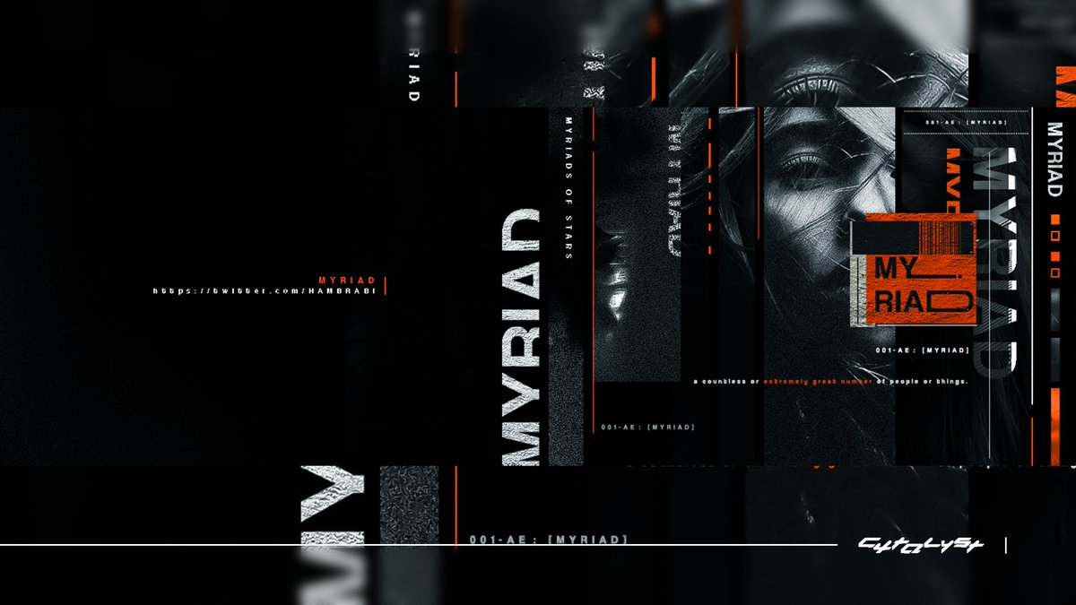 Adobe splash screen and twitter header for MYRIAD.
Behance:behance.net/gallery/120449…