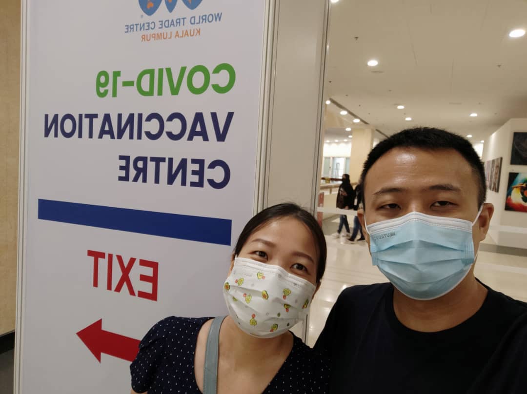 lichoong's tweet photo. Vaccination done, kudos to all front liners. 
#AstraZenaca #pwtc #WTCKL https://t.co/JzlkcEuKcf
