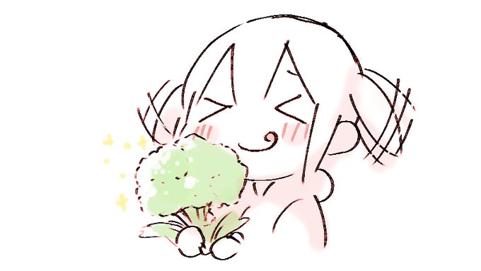 きんじょの畑のブロッコリーがおいしくてまいにちたべてる おいしい ブロッコリーおいしい 森みたいでかわいいしおいしい🥦٩(๑'ڡ`๑)۶えらい 