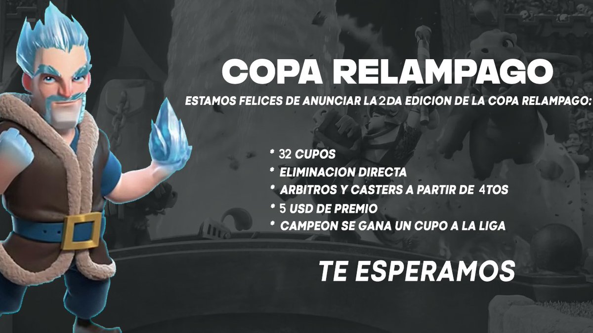 universe (@league_universe) on Twitter photo #ClashRoyale #coparelampago 2
REQUISITOS :
Seguir a:
- <a href="/league_universe/">universe</a>
- <a href="/Boyka_Cr01/">Boyka</a>
- <a href="/fabricio_fienco/">Fabricio Fienco</a>
- <a href="/ChrisLight/">Chris Light</a>
- @EternScurity
- Etiquetar 3 equipos
- rt y 💓
Pruebas md👍 #ClashRoyale #coparelampago 2
REQUISITOS :
Seguir a:
- <a href="/league_universe/">universe</a>
- <a href="/Boyka_Cr01/">Boyka</a>
- <a href="/fabricio_fienco/">Fabricio Fienco</a>
- <a href="/ChrisLight/">Chris Light</a>
- @EternScurity
- Etiquetar 3 equipos
- rt y 💓
Pruebas md👍