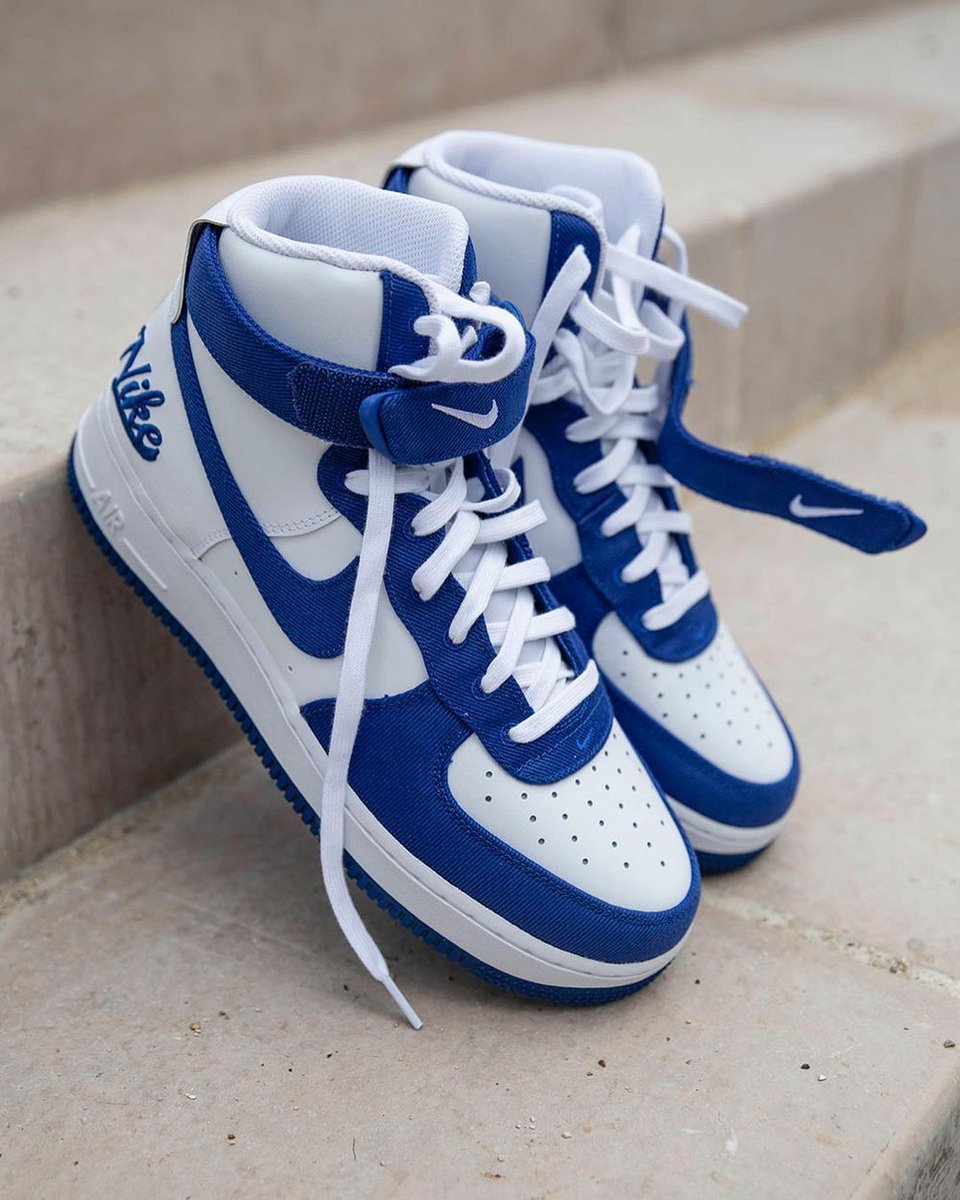 未使用品 Nike Air Force 1 High EMB Dodgers Buy Air Force 1 High '07 LV8 EMB 'Dodgers' - DC8168 100 | GOAT