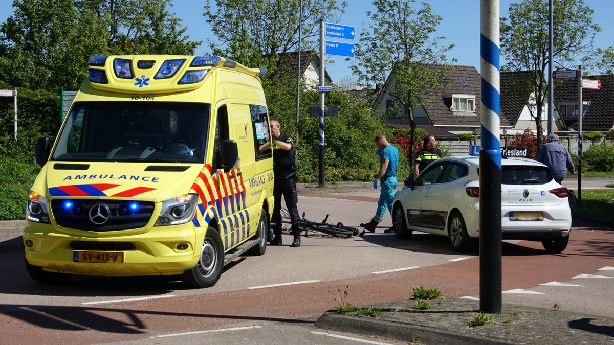 Melding 112 Stede Broecweg Bovenkarspel inzake aanrijding
