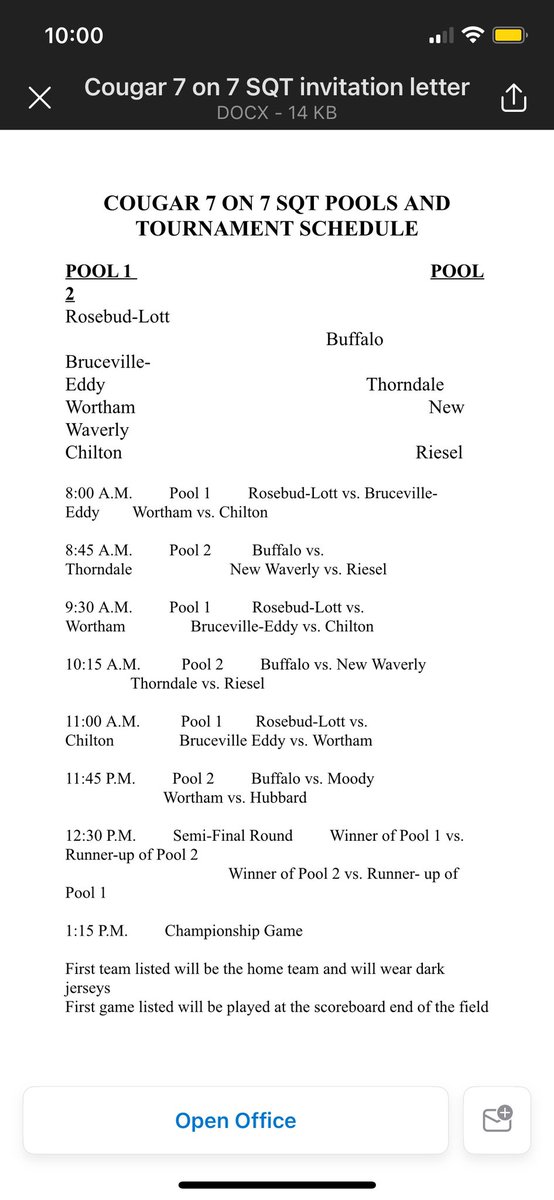 CpAthletic's tweet photo. SQT TOMMROW  WILL BE PLAYED IN CHILTON  HOSTED BY ROSEBUD-LOTT https://t.co/zSNCkQd8Qx