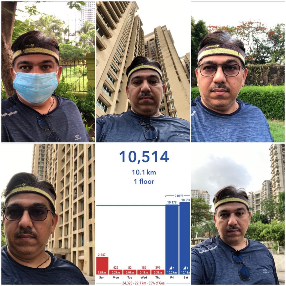 punit27kapoor's tweet photo. Refreshing,recharging with 10km brisk  walk back-to-back after a short break. #Commvaultrechargeday ⁦@CommvaultLife⁩ #Commvault25 https://t.co/BPMi81jqXA
