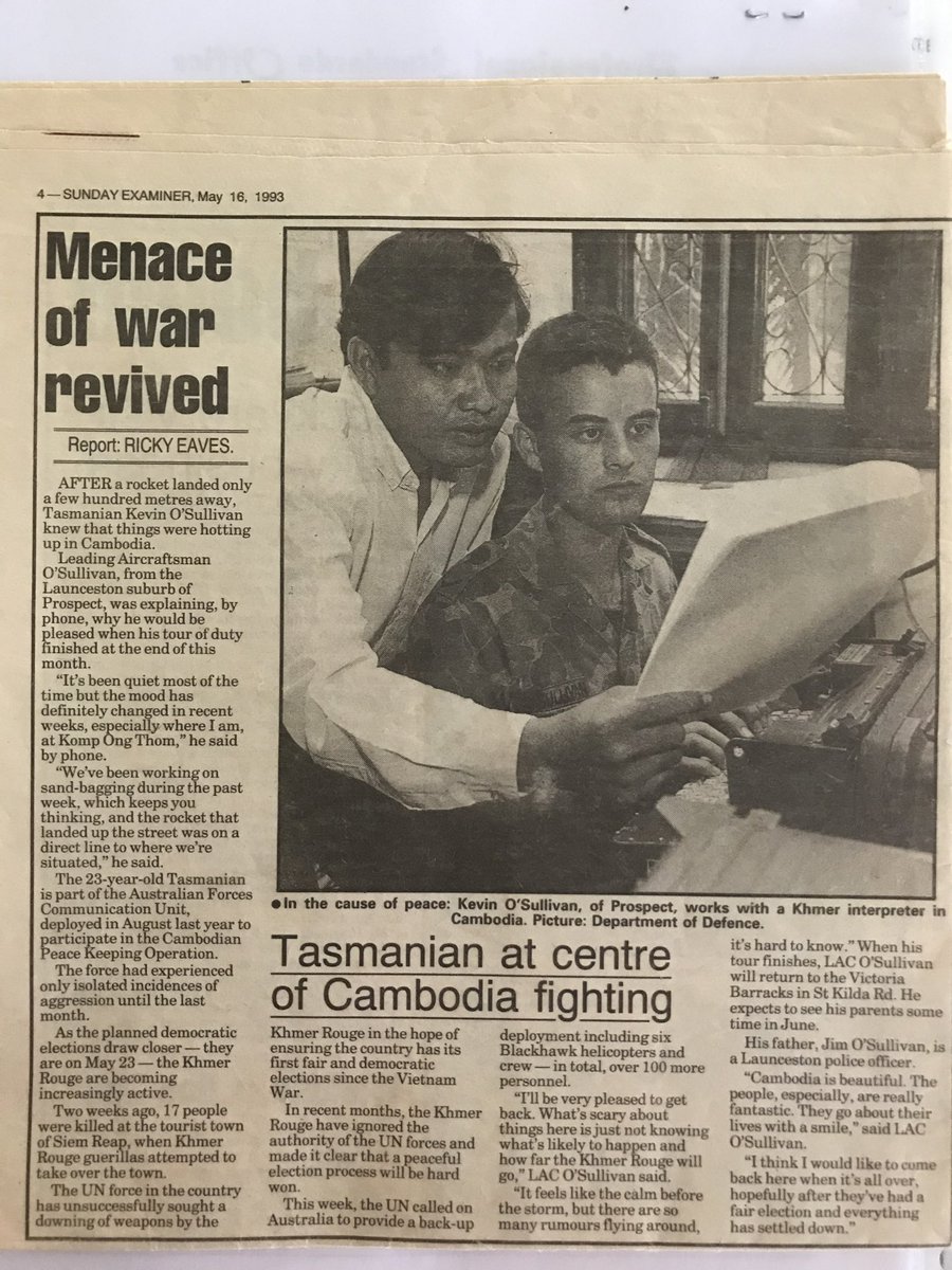 Today is International Day of United Nations (<a href="/UN/">United Nations</a>) Peacekeepers

Remembering in particular all those who served with United Nations in its various missions in Cambodia youtu.be/kh3IbifDsRM

 #ThenNowAlways #AusAirForce #OurVeterans #PKDay