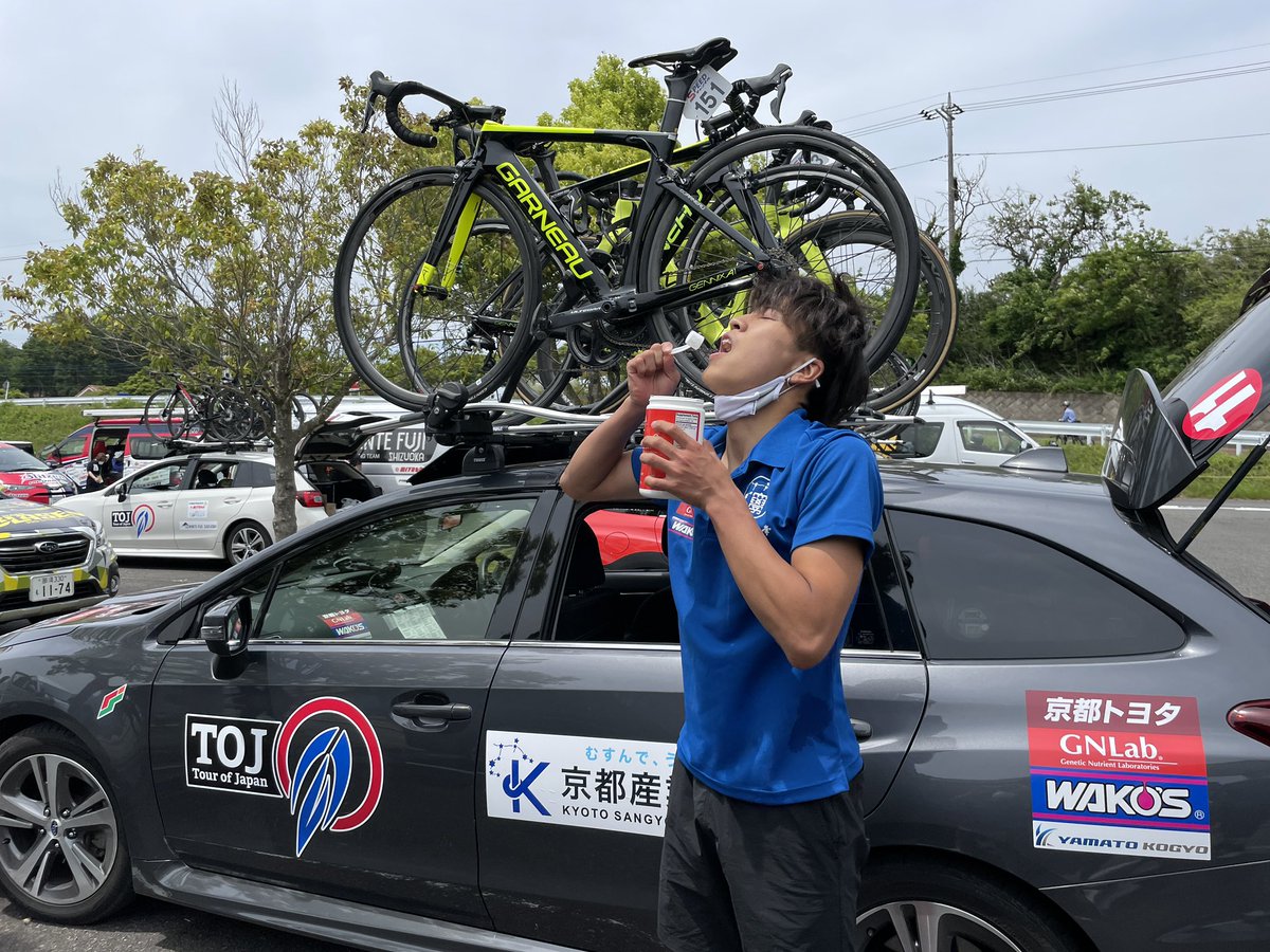 ksubicycle's tweet image. レース後は #essential2 で明日に備えます。

 #2021toj