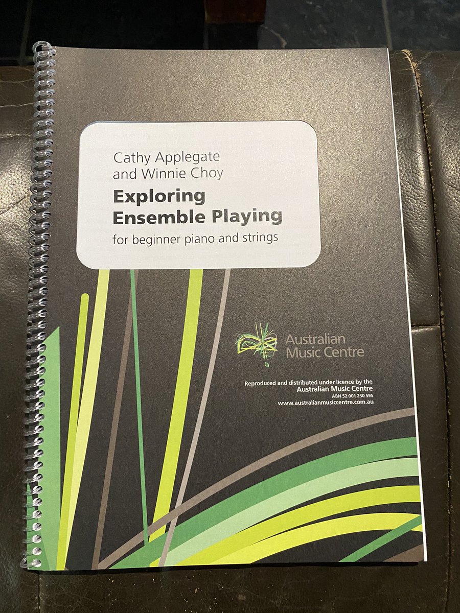 cathy_applegate's tweet photo. Winnie Choy and myself are excited to announce our new collection - Exploring Ensemble Playing - original ensemble pieces - duos and piano trios - for beginner pianists and string players. Available through The Australian Music Centre. Suitable for all ages. https://t.co/wzwYwQjbMJ