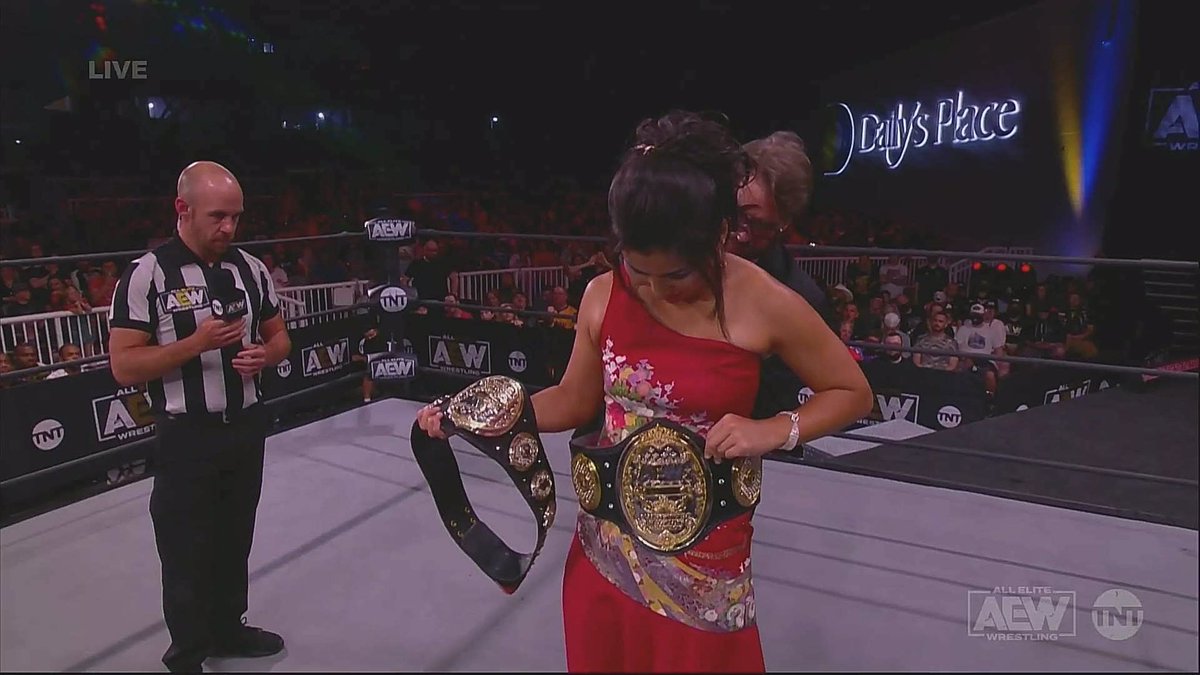 AEW Unveils New Women's Title, Jade Cargill Gets New Manager