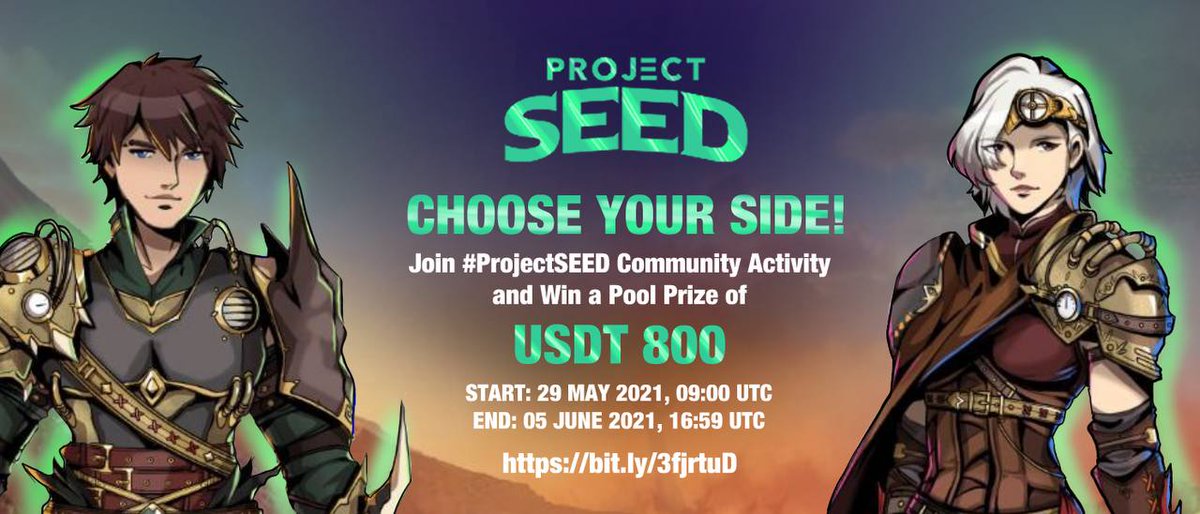 #Boy or #Girl??

Choose your side to #win your share of the 800USDT #prize pool. 

Enter here: bit.ly/3fjrtuD

Ends in 7 days. 10 lucky winners randomly selected. Good luck everyone! 

#ProjectSEED $SHILL #minigame #blockchain #Solana #NFT #DeFi #DAO #BlockchainGaming