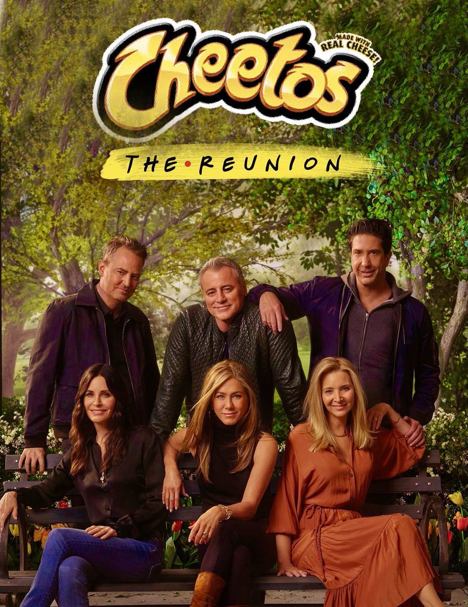 ChrisMcNally68's tweet photo. #FREINDSREUNION #cheetos https://t.co/hlq5mMIYr3