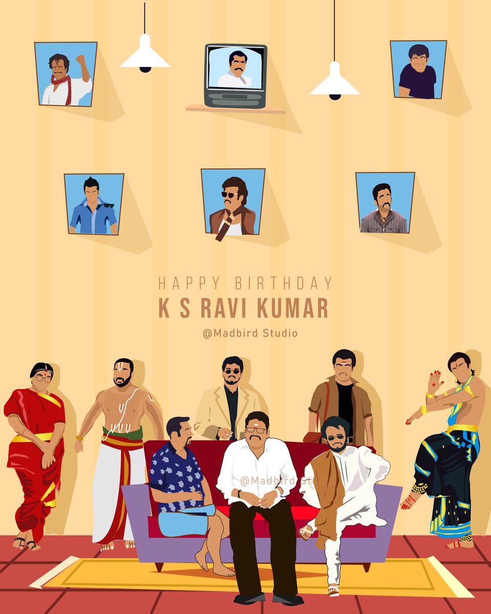 Wishing Very happy birthday to one of the finest Commercial Director 😎 of Tamil Cinema @ksravikumardir 🎬🔥

#Thalaivar #Thala #Thalapathy
#Surya #UlagaNayagan

#HBDKSRavikumar #KSRaviKumar