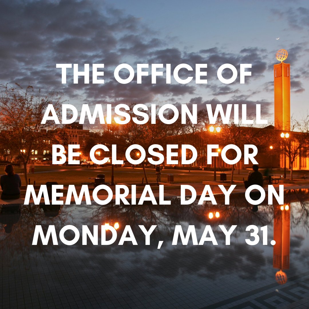 USC Admission on Twitter: "The Office of Admission will be closed on
