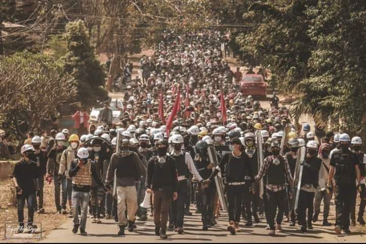 တောခိုပြီး
မြို့ပြန်မလာတာ 👉 1988

အခုက တောခိုပြီး
မြို့ကိုပြန်သိမ်းမဲ့  👉 2021

မပြီးသေးဖူး ငါတို့ အလှည့်ကျန်သေးတယ် 💯✊✊✊