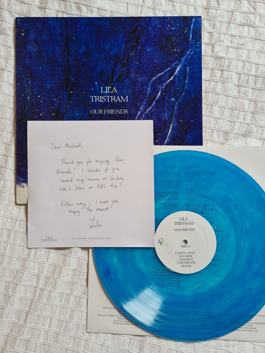 mick laughlin (@lochy68) on Twitter photo Thanks for the personal touch <a href="/lilatristram/">Lila Tristram</a> 👍 - it was after hearing Leaving Song on <a href="/BBC6Music/">BBC Radio 6 Music</a> - I was completely hooked, hence the purchase. Its going on the turntable now 🙂 Thanks for the personal touch <a href="/lilatristram/">Lila Tristram</a> 👍 - it was after hearing Leaving Song on <a href="/BBC6Music/">BBC Radio 6 Music</a> - I was completely hooked, hence the purchase. Its going on the turntable now 🙂
