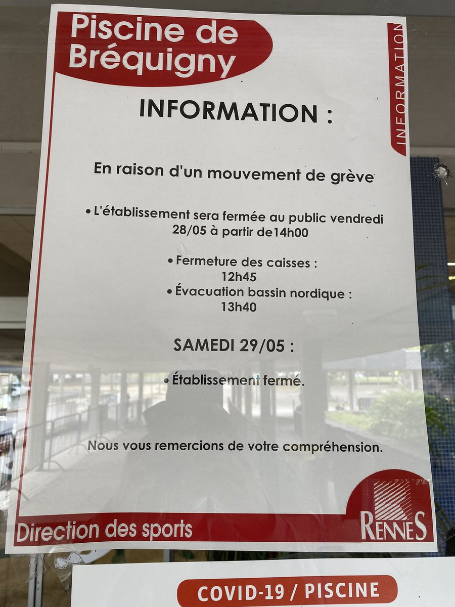 fleverger's tweet photo. Donc finalement, les agents ont décidé de commencer la grève plus tôt. Pourquoi ? Réponse des concernés : « pour raisons syndicales »
C’est bien, c’est une bon motif après des mois de restrictions ...
@mairiederennes 
#viveleservicepublic https://t.co/bkZkPjubRc