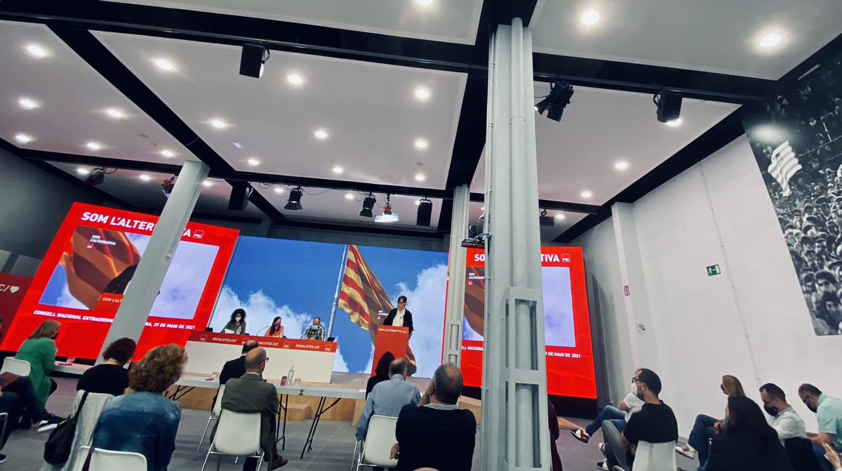 anammartinez's tweet photo. .@salvadorilla: “Aquest govern de col·lisió és repetició d’un fracàs.

Ser d’esquerres és ser solidaris internacionalistes i no pas rupturistes.

Som l’Alternativa i per això @socialistes_cat presentem i treballarem com el Govern que Catalunya necessita”

#ConsellNacional
#PSC/❤️ https://t.co/5YKNaK1crB