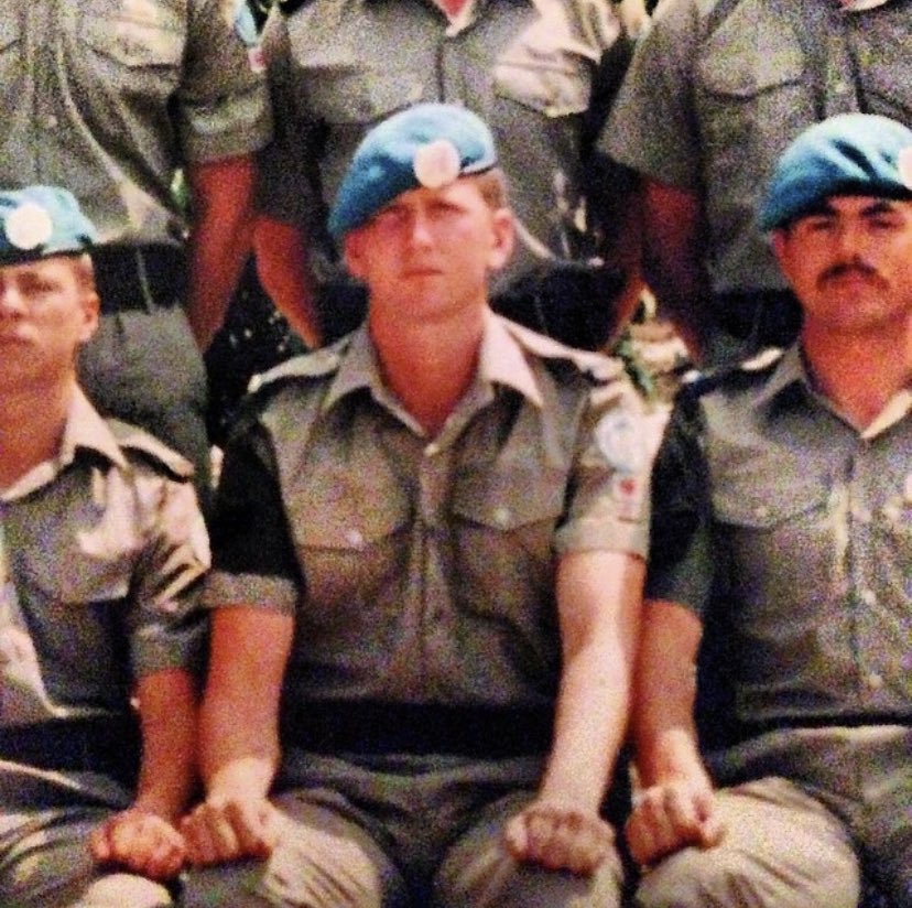 Today is International Day of UN Peacekeepers.
Thoughts with all Peacekeepers who gave their lives for peace.

A young LCpl Beattie proudly wearing his UN beret. 
#ServiceNotSelf
#UlsterUnionist