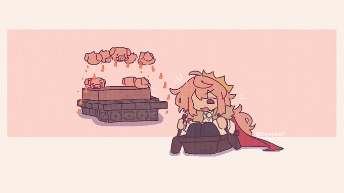 「女の子 戦車」のTwitter画像/イラスト(人気順)