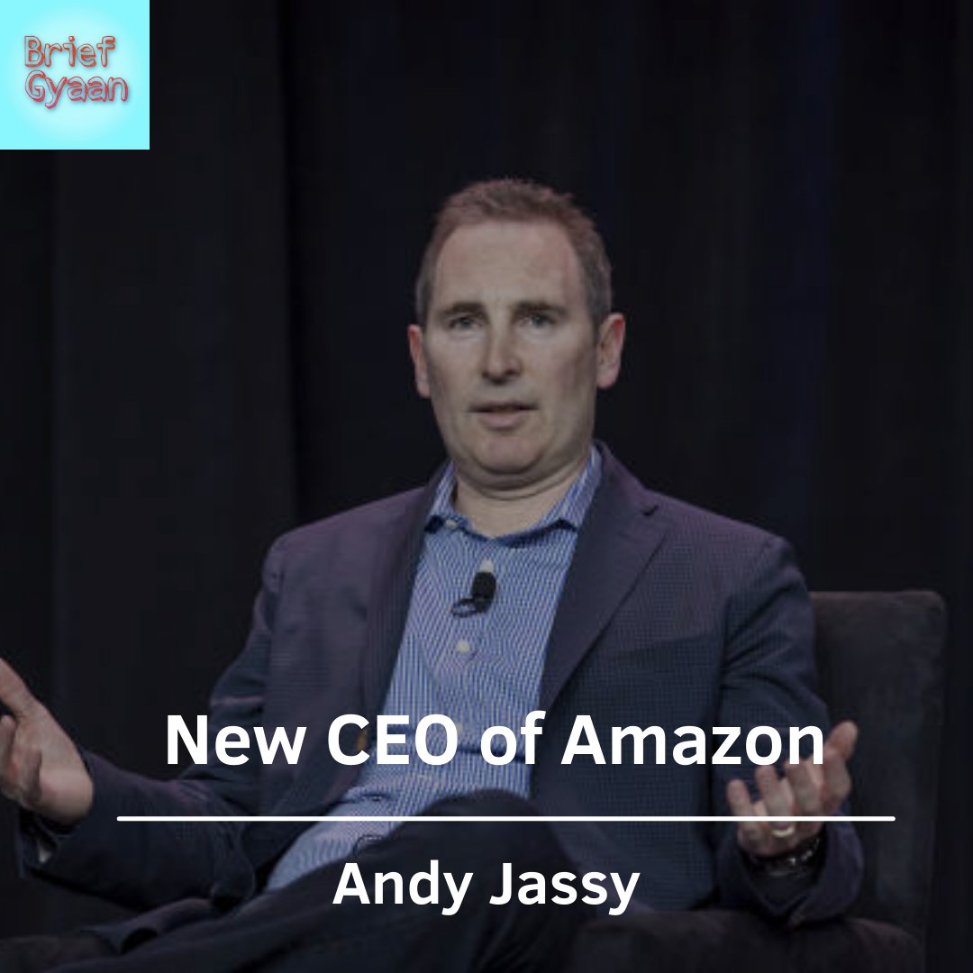BriefGyaan's tweet photo. Andy jassy आधिकारिक तौर पर 5 July को Amazon के CEO बन जाएंगे.
.
.
.
#briefgyaan #amazon #amazonindia #andyjassy #ceoandyjassy #ceolife #company #gkworld #knowledge #trending #success #motivation #Twitter https://t.co/f8c9Xj8r6s