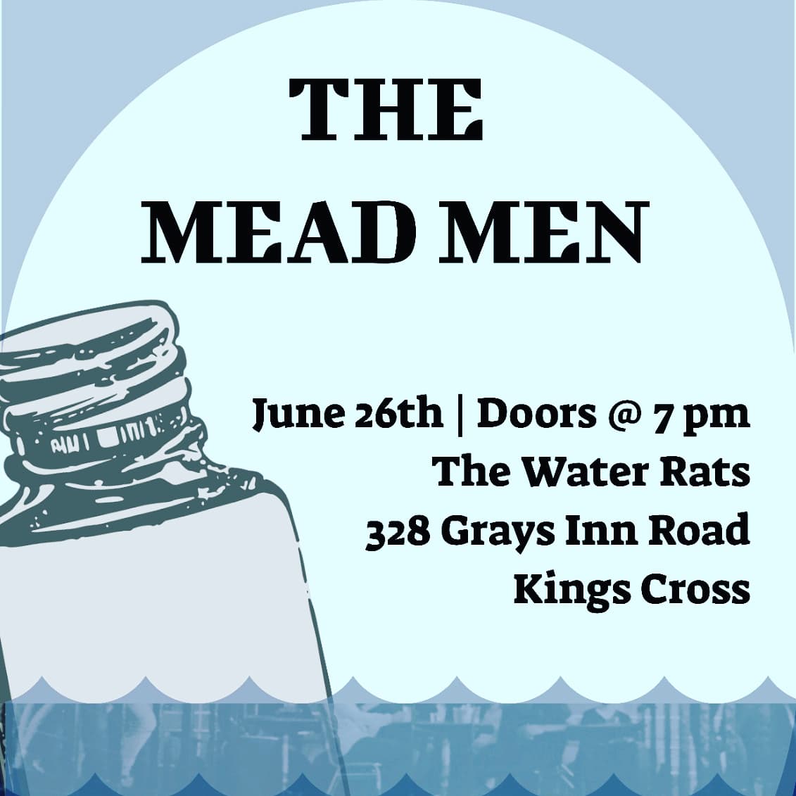 Tickets for the Mead Men available at ticketsource.co.uk/the-mead-men