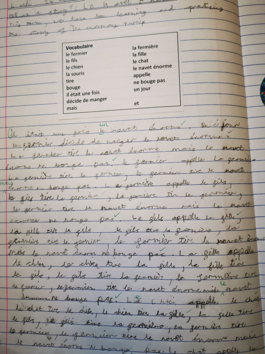 CrowthorneCofE's tweet photo. Amazing French from Freddie in Year 3 yesterday, retelling 'The Enormous Turnip'
Yes - Year 3!!!  He was, quite understandably, very proud of himself. #lovetolearn https://t.co/WCNyIlL9jB