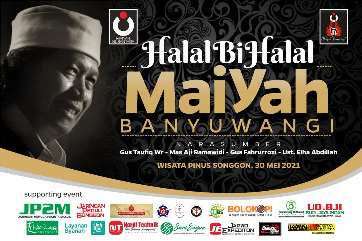 Monggo dipun rawuhi 🙏

<a href="/maiyabanyuwangi/">Maiyah Banyuwangi</a> 
<a href="/maiyahan/">Masyarakat Maiyah</a> 
<a href="/kiaikanjeng/">Gamelan KiaiKanjeng</a> 
<a href="/caknundotcom/">CakNun.com</a>