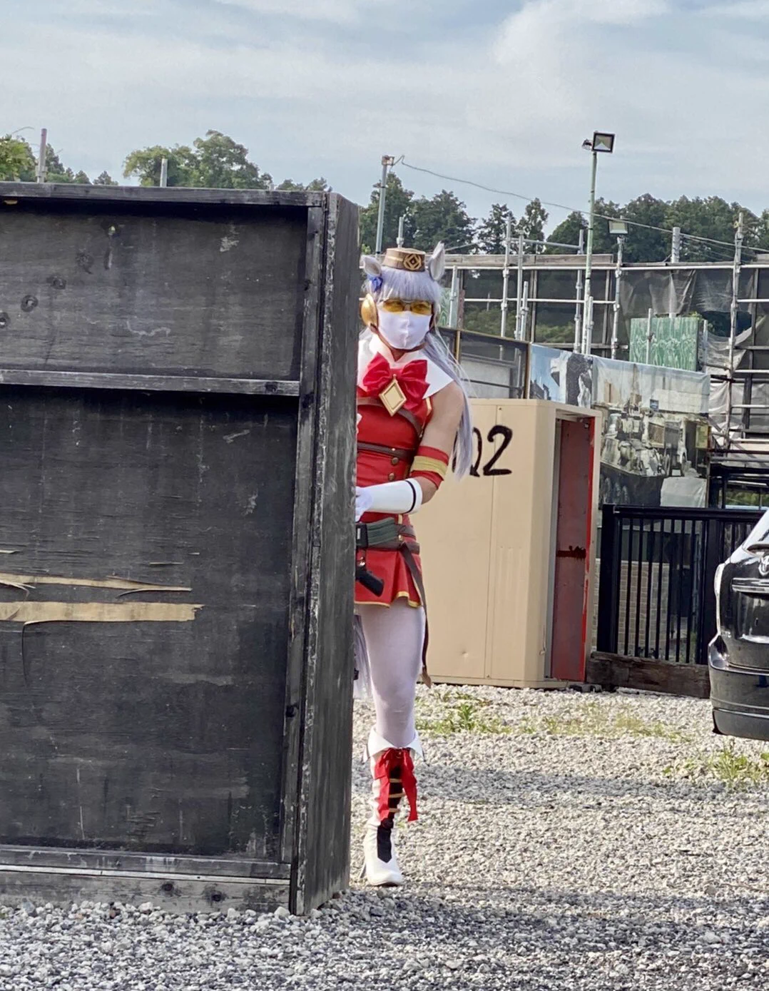 ウマ娘の恰好でアクティブな動きができるのか？ゴルシのコスプレでサバゲーに参加して検証www