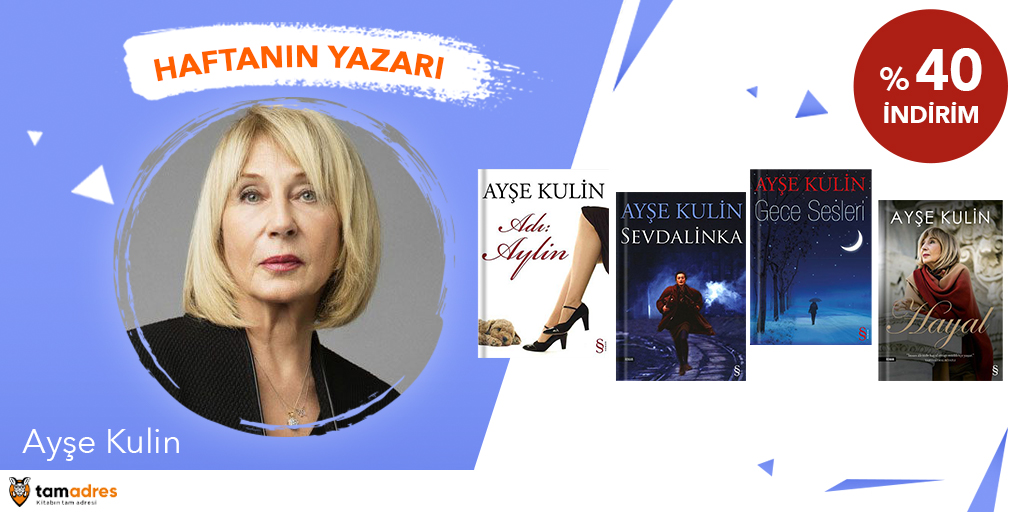 📢Son Gün⏳
Her kitabı soluksuz okunan ve ülkemizin en çok okunan yazarlarından biri olan <a href="/benaysekulin/">Ayşe Kulin</a>'in eserlerinde %40 indirimde son gün!

Hemen incele: bit.ly/3vEakkA

#kitabıntamadresi #tamadres #AyşeKulin 
<a href="/EverestKitap/">Everest Yayınları</a>