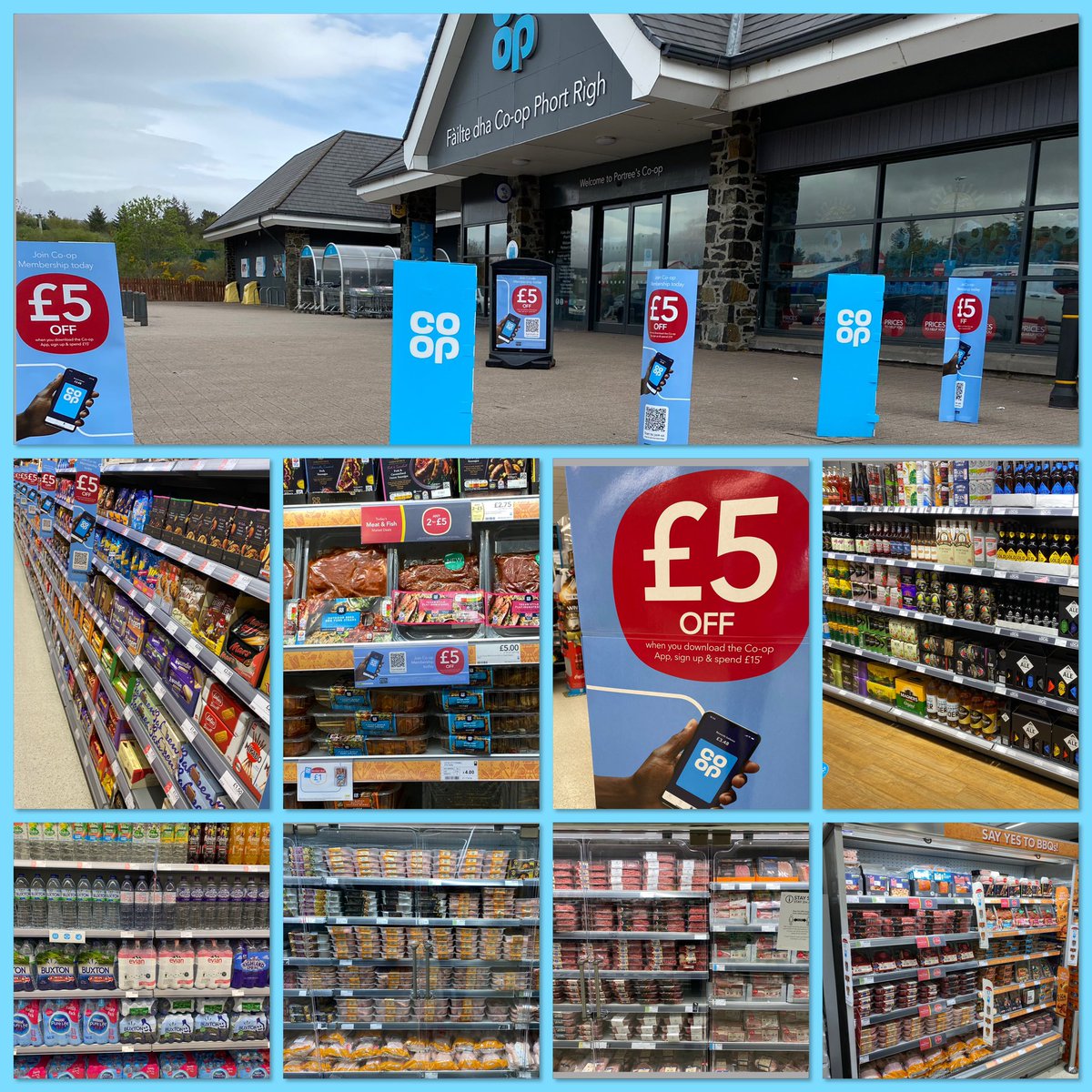 Become a #coop member today and get £5 off when you download the #coop app, sign up and spend £15!!
#portree #BankHoliday  <a href="/DSimps0104/">Daniel Simpson</a>