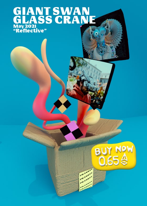 pranksy's tweet image. It&apos;s time! The May @nftboxes is now available to grab at

- nftboxes.io -

Just press the image attached after connecting your wallet, each #Reflective box costs .65 ETH, and any boxes remaining after general sale concludes will be 🔥&apos;ed, this 📦 has a limit of 500!