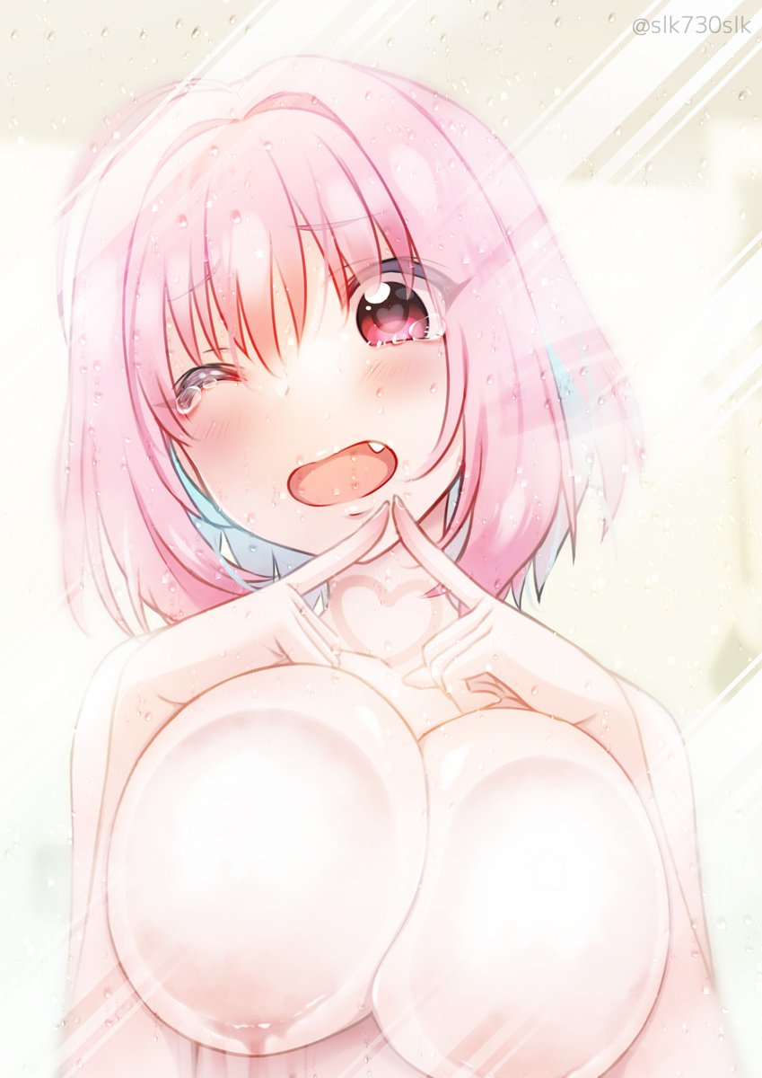 #今月描いた絵を晒そう
ガラスに押し付けてるやつ 