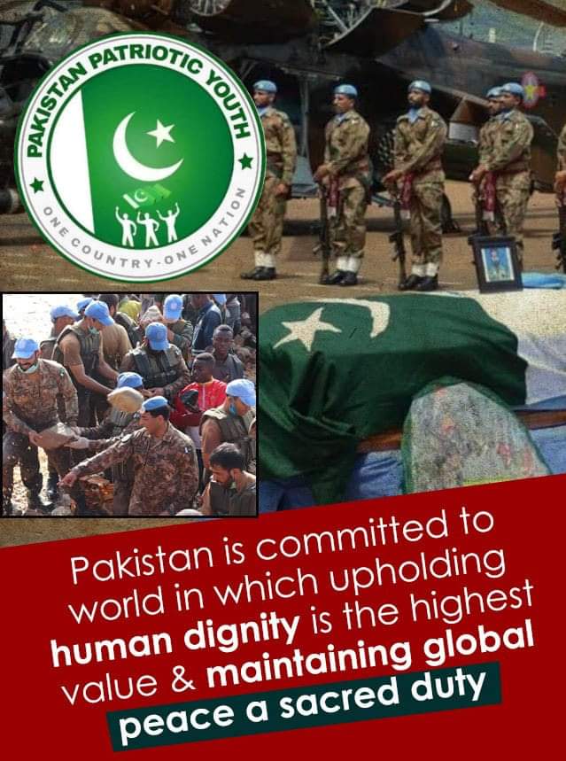 On this day we pay tribute to the professionalism, dedication and courage of all the men and women serving in UN peacekeeping operations, and honour the memory of those who have lost their lives in the cause of peace. <a href="/peaceforchange/">Asif Ghafoor</a> <a href="/OfficialDGISPR/">DG ISPR</a>
#UNPeacekeepersDay